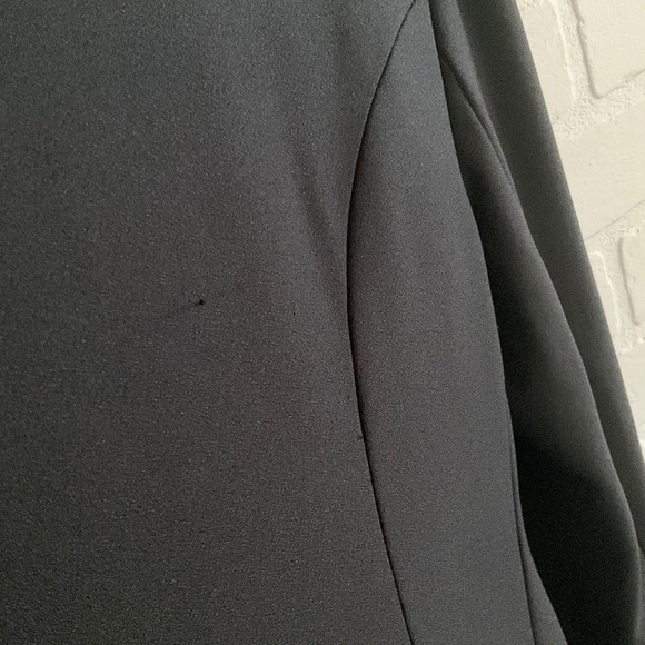 C/meo Collective Blazer Ruffled Goth Statement Pockets Flare sleeve Tuxedo Sz L - Picture 14 of 14